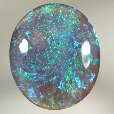 SOLID BLACK CRYSTAL OPAL Bright Floral Harlequin pattern